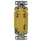 Hubbell Wiring Device-Kellems TradeSelect, Switches and Lighting Controls, Decorator Switch, Residential Grade, Rocker Switch, General Purpose AC, Three Way, 15A 120/277V AC, Push Back and Side Wired, Black RSD315BK - alternate 3